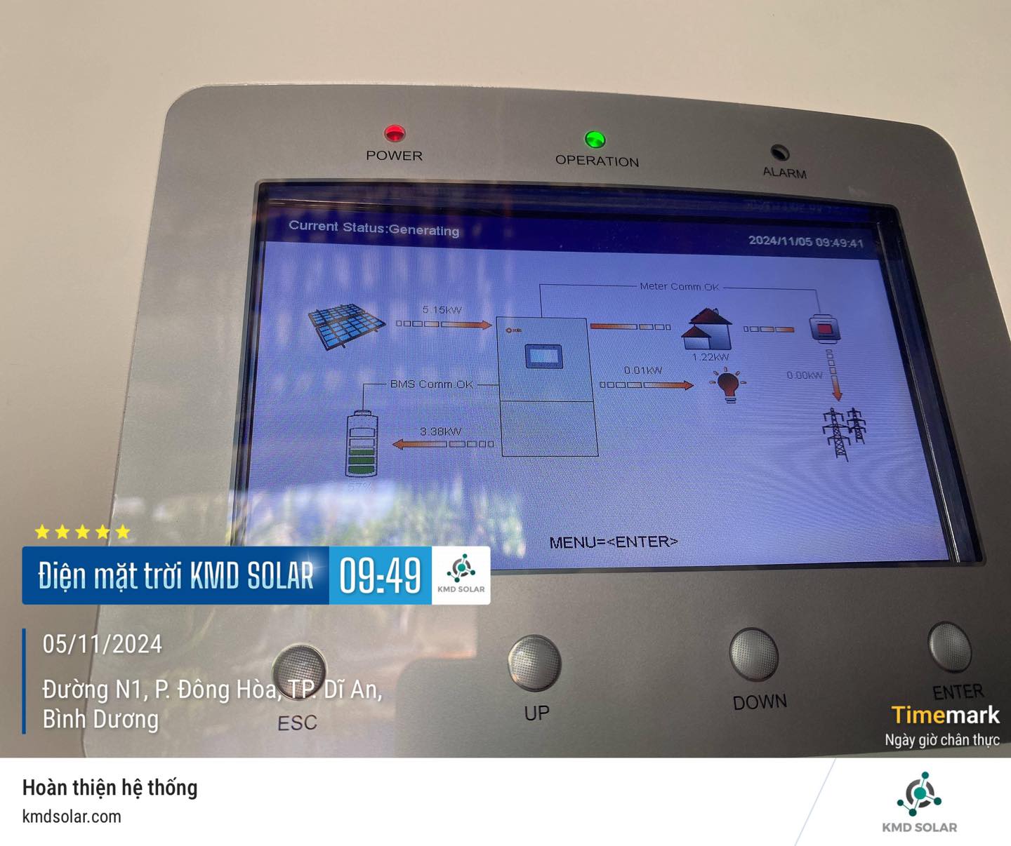 Đồng hồ đo năng lượng mặt trời