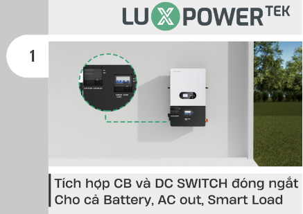 BIẾN TẦN HYBRID LUXPOWER 12KW (SNA 12K)