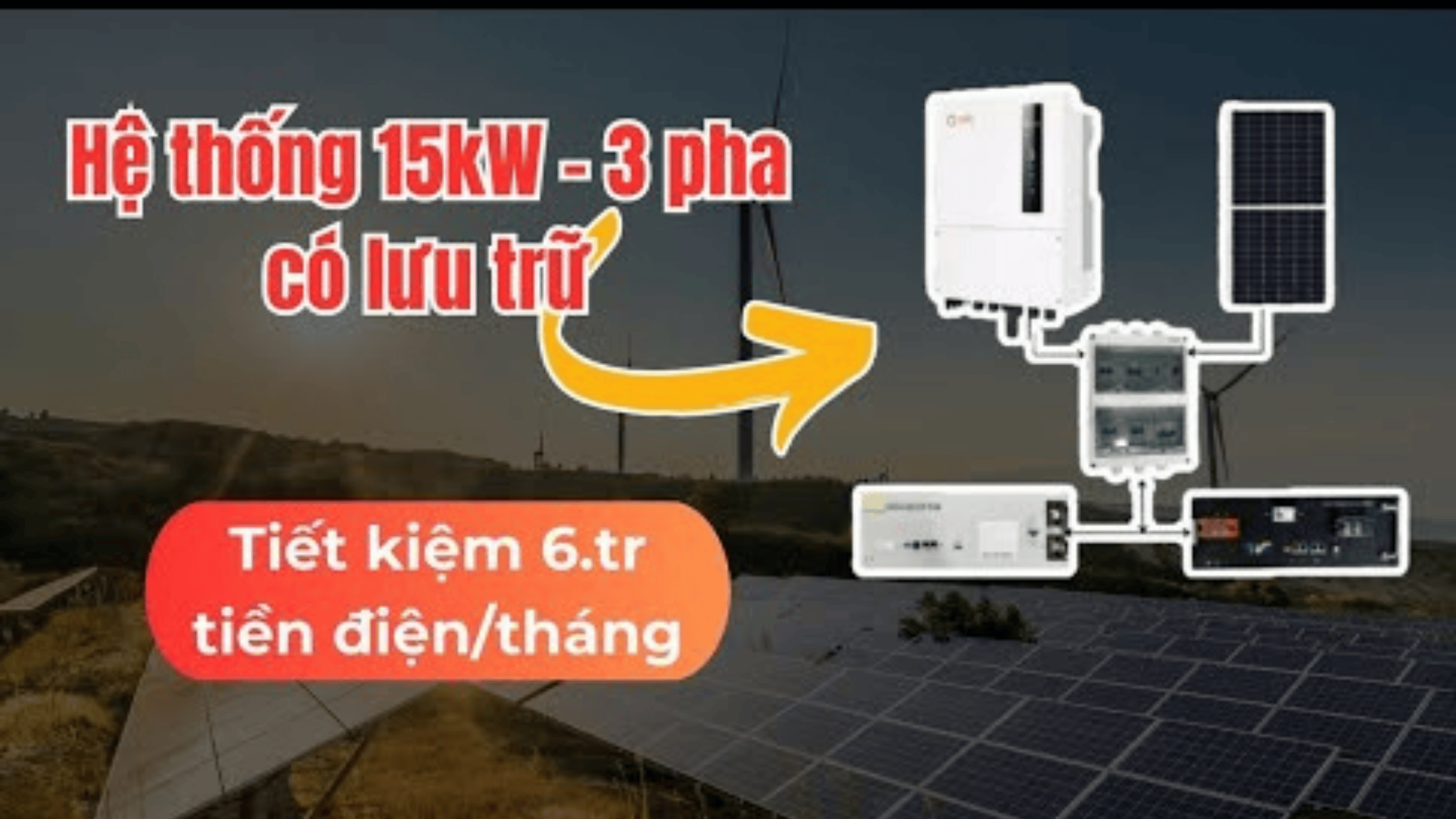 HỆ THỐNG ĐIỆN MẶT TRỜI 3 PHA