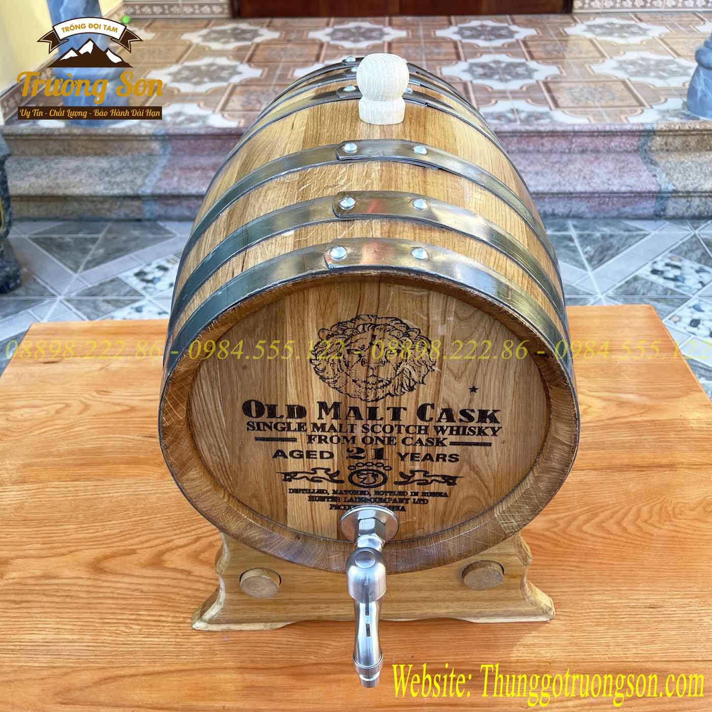 Bình đựng rượu gỗ sồi 20 lít