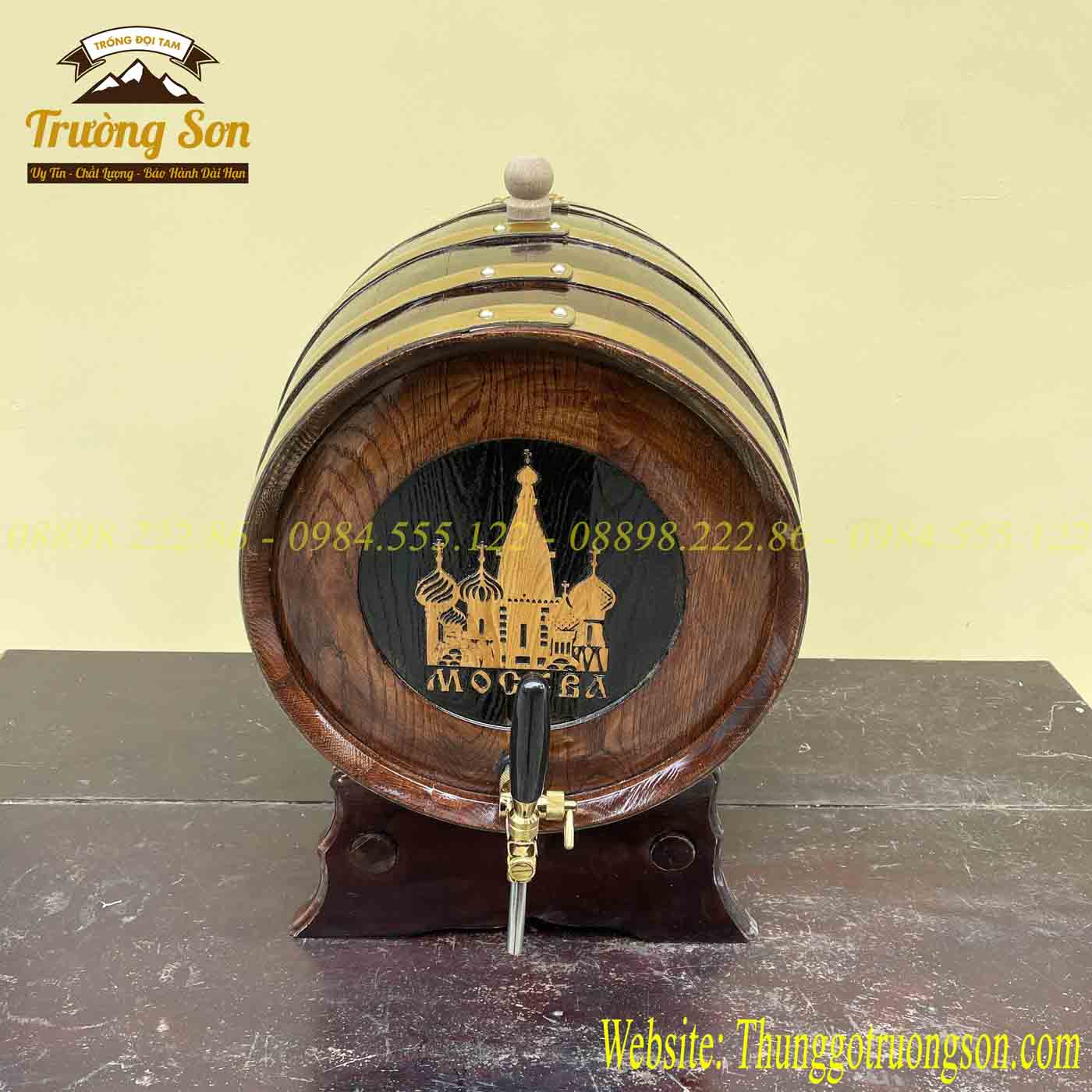 Thùng gỗ sồi giả cổ