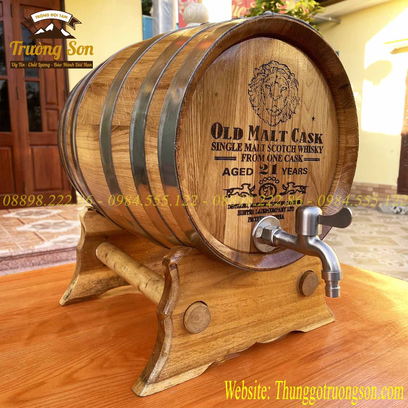 Thùng gỗ sồi 20 lít