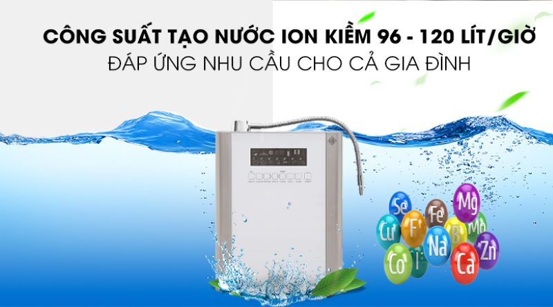 Máy lọc nước ION-5250 đảm bảo điều kiện tiêu chuẩn nước cho gia đình bạn