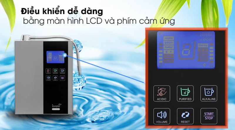 Máy lọc nước IONPIA Hàn Quốc dễ dàng sử dụng