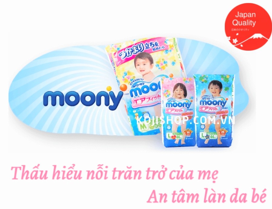 Tã bỉm Moony Nhật Nội địa