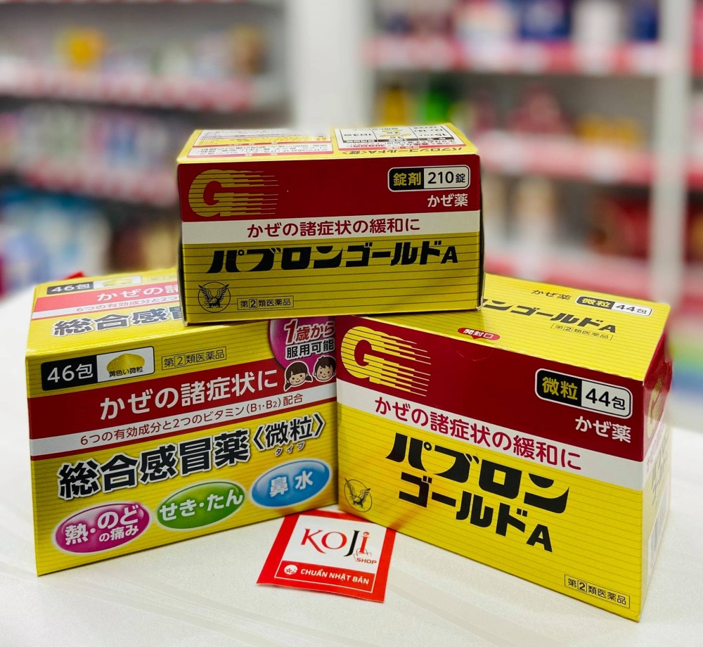 Trị cảm cúm Taisho Pabron Gold nội địa Nhật