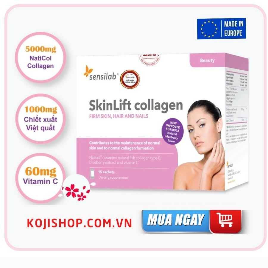 SkinLift Collagen - Viên uống bổ sung Collagen type I 