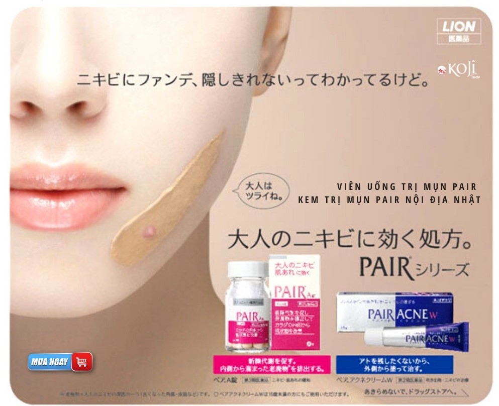Kem trị mụn Pair