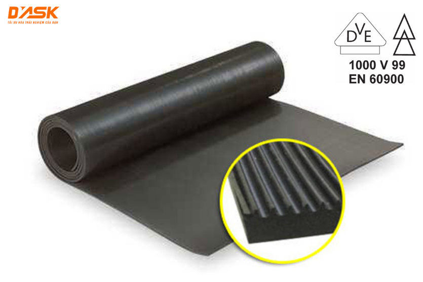 tham cao su cach dien