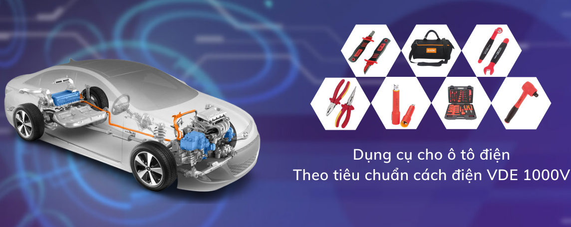 dụng cụ sửa chữa ô tô điện