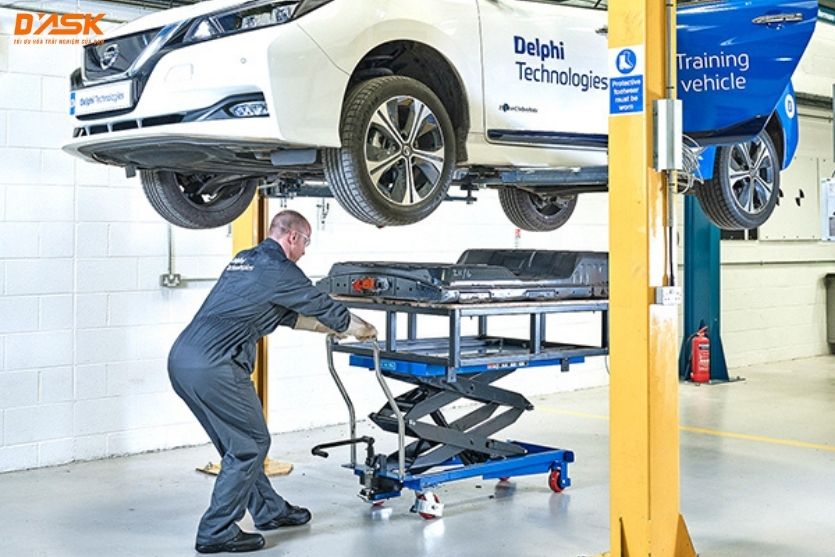 xuong dich vu xe o to dien