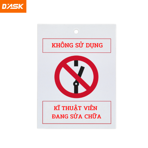 Thẻ cảnh báo an toàn chìa khóa xe điện