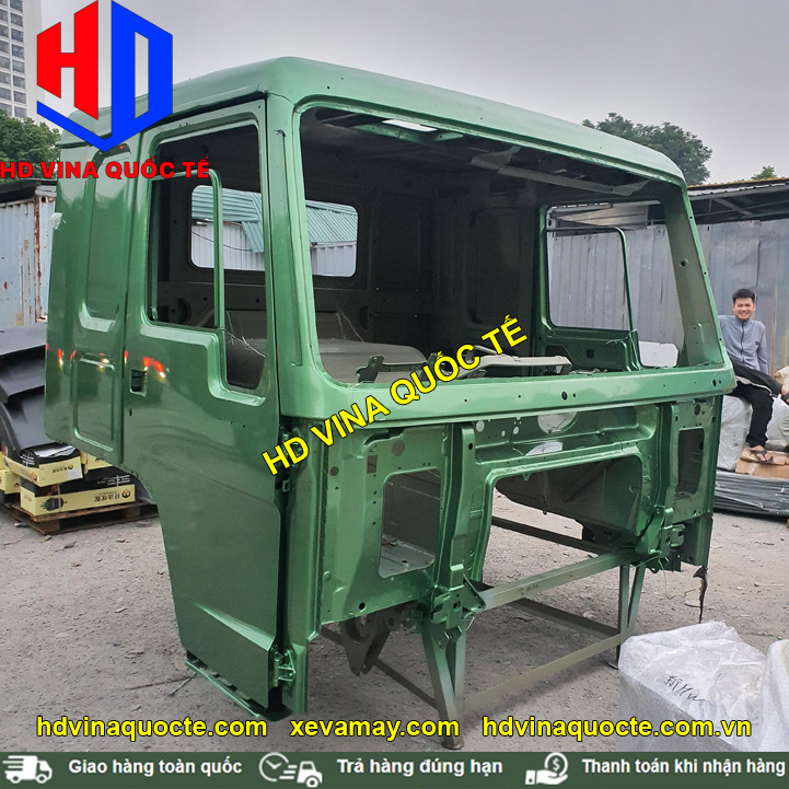 Bán cabin mộc xe ben Howo HW76 266 290 336 371 375 PS