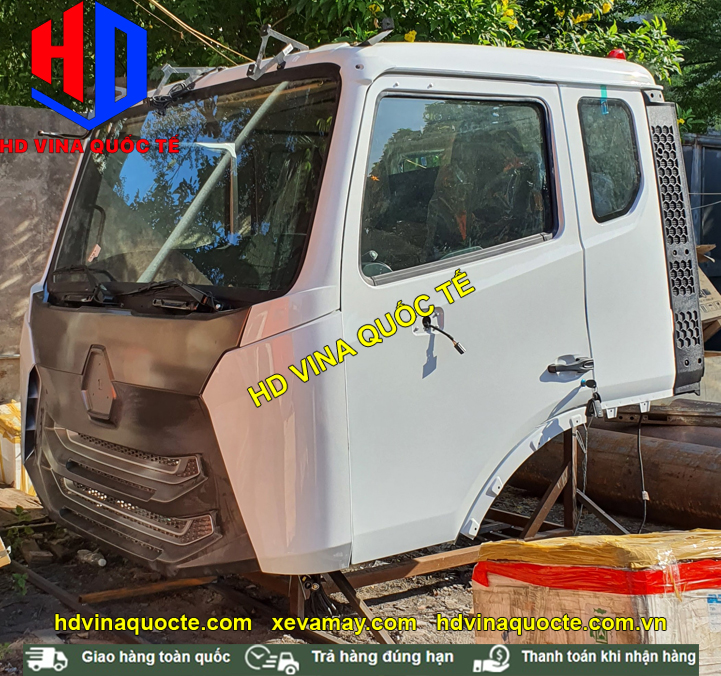Bán cabin thay thế cho xe Howo VX350 Xe ben, xe thùng, xe đầu kéo...