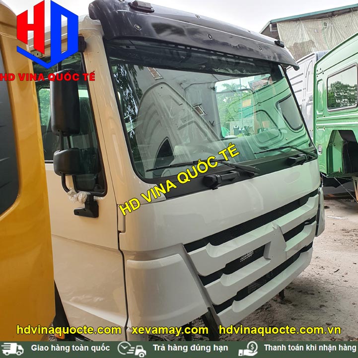 Bán cabin xe trộn bê tông Howo sàn phẳng và sàn lồi các loại