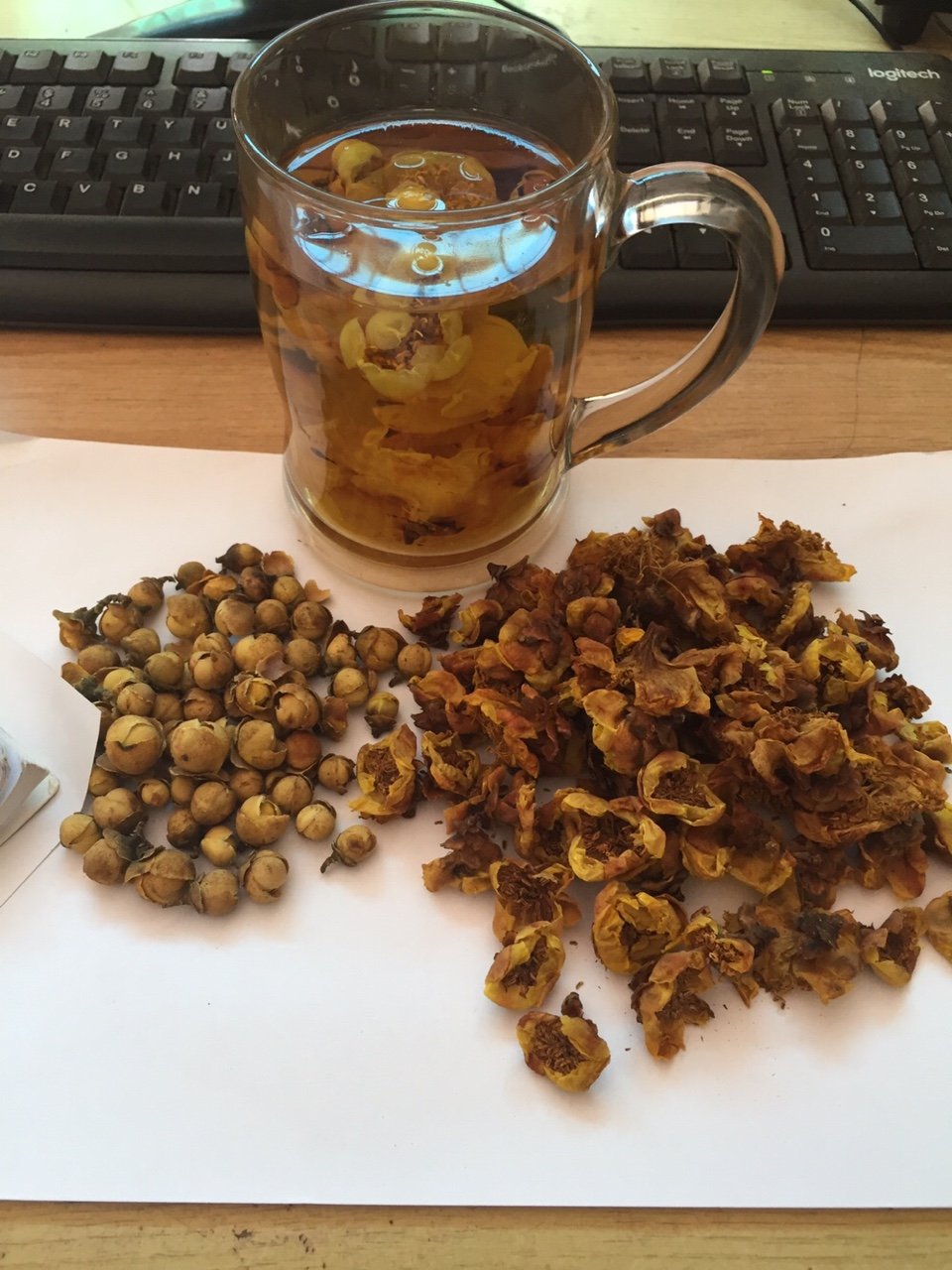 Trà hoa vàng phơi khô