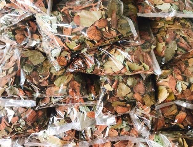 Thuốc tắm lá Dao đỏ, Lá tắm người Dao đỏ, Lá tắm bà đẻ, Lá tắm dao đỏ