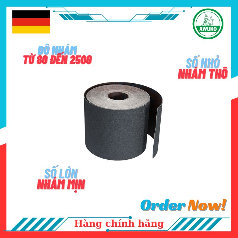 Giấy nhám cuộn Awuko