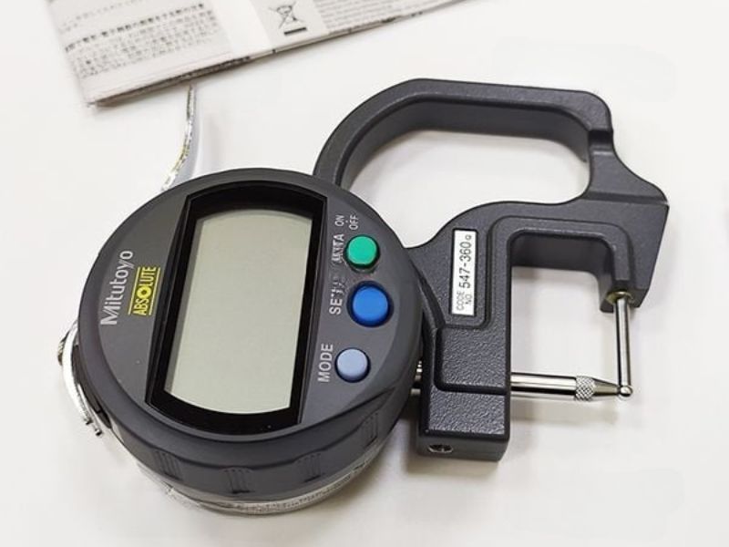 việc sử dụng đồng hồ đo độ dày điện tử Mitutoyo 547-360 rất thuận tiện và bảo quản dễ dàng nhờ cấu tạo của sản phẩm tốt