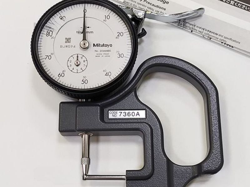  đồng hồ đo độ dày Mitutoyo 7360A (0-10mm) có nhiều ứng dụng cho nhiều ngành nghề khác nhau