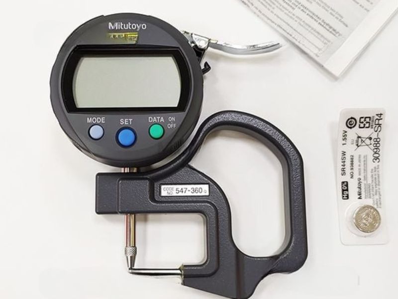 đồng hồ đo độ dày điện tử Mitutoyo 547-360 được trang bị bộ mã hoá độc quyền giúp độ chính xác khi đo là cao nhất