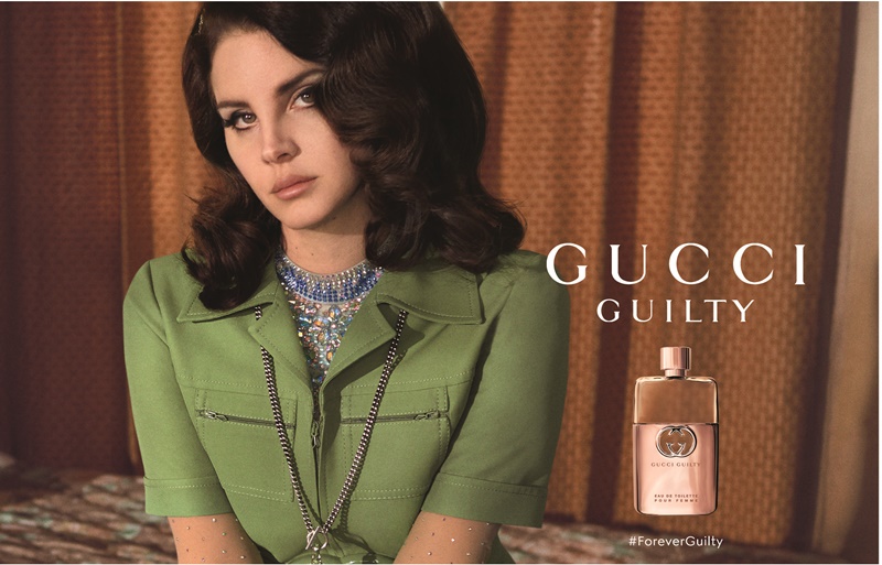 Ca sĩ Lana Del Rey là đại diện hình ảnh của nước hoa nữ Gucci Guilty Pour Femme