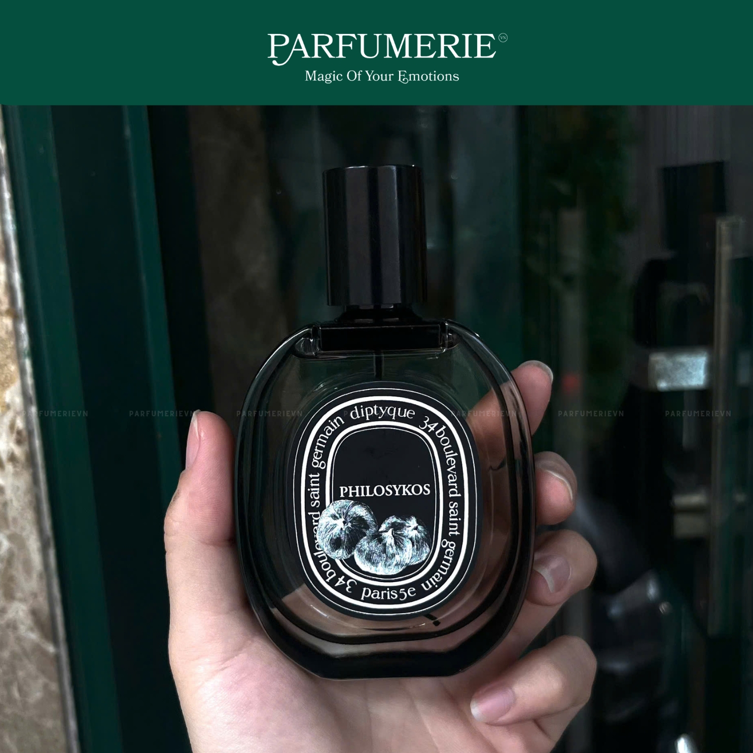 Nước hoa Philosykos EDP có thiết kế vừa hiện đại, vừa cổ điển