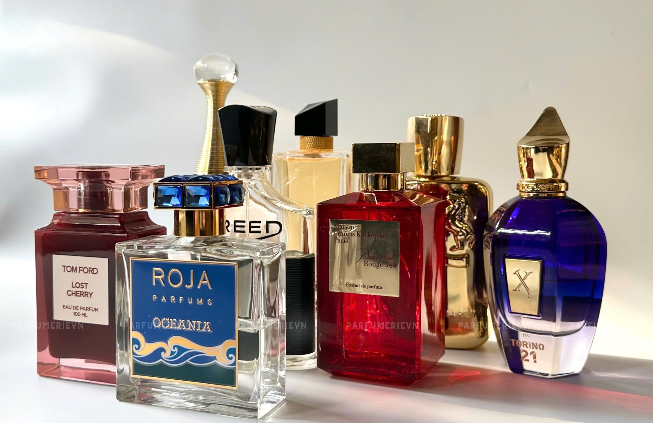 Cửa hàng Parfumerie có đa dạng nước hoa với phong cách khác nhau để bạn có thể lựa chọn