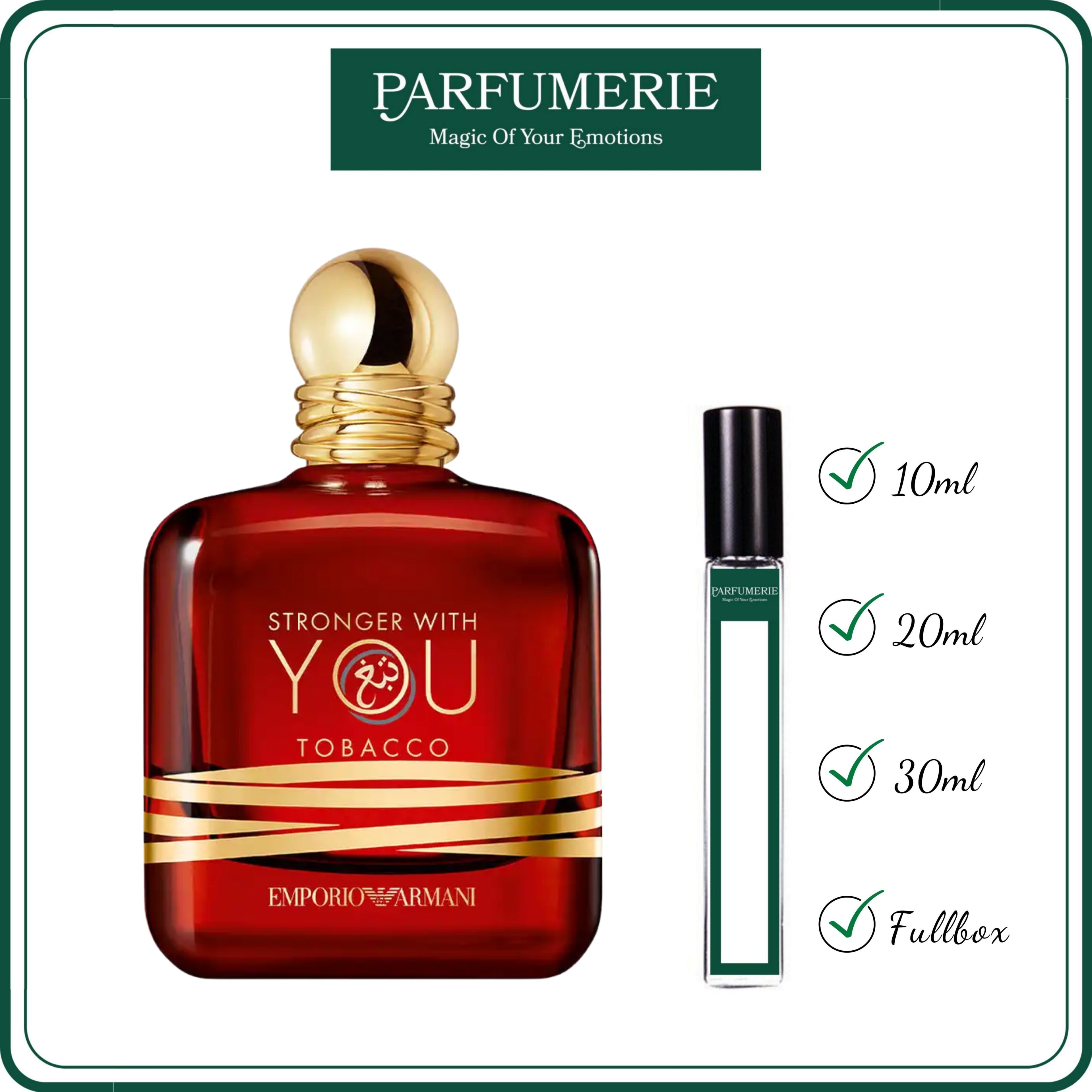 Nước hoa chiết Stronger With You Tobacco