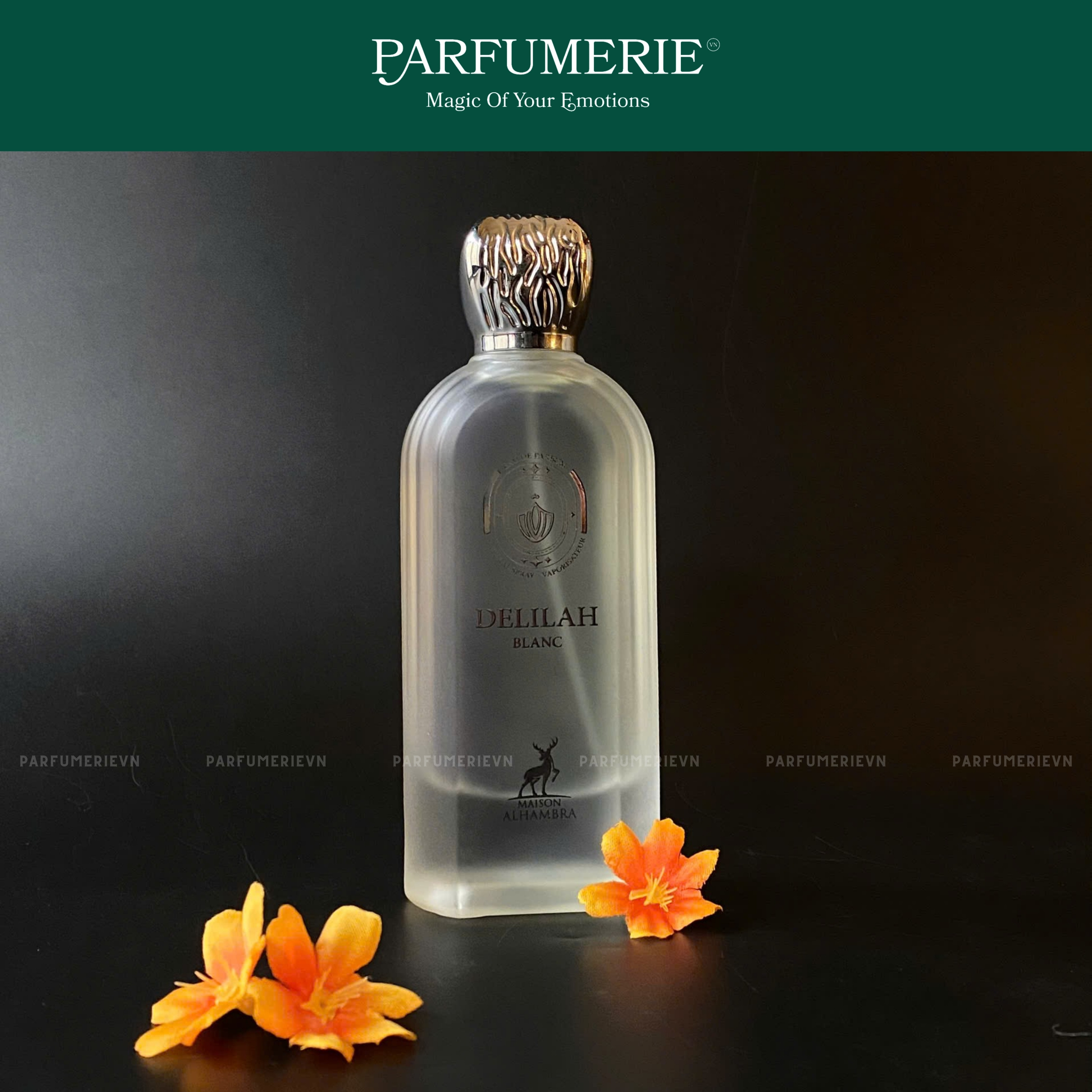 Delilah Blanc EDP - Thiết kế chai sang trọng tinh tế