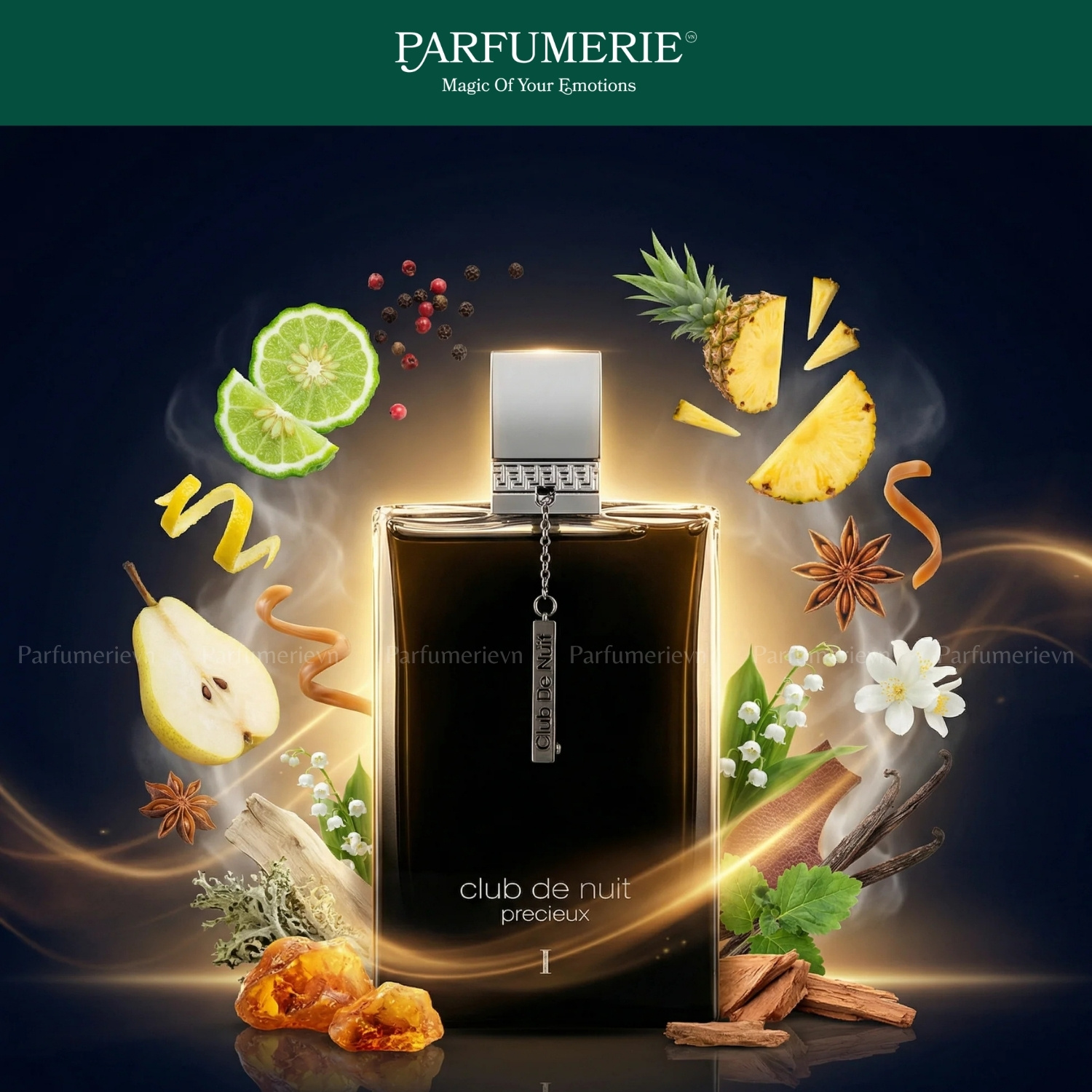 Thành phần hương của Armaf Club De Nuit Precieux I