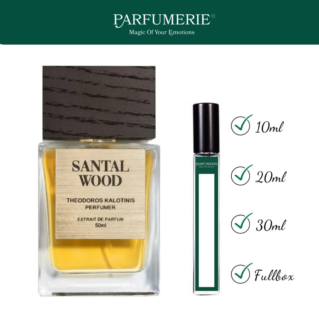 Parfumerievn có đa dạng dung tích nước hoa chiết Santal Wood 10ml/ 20ml/ 30ml