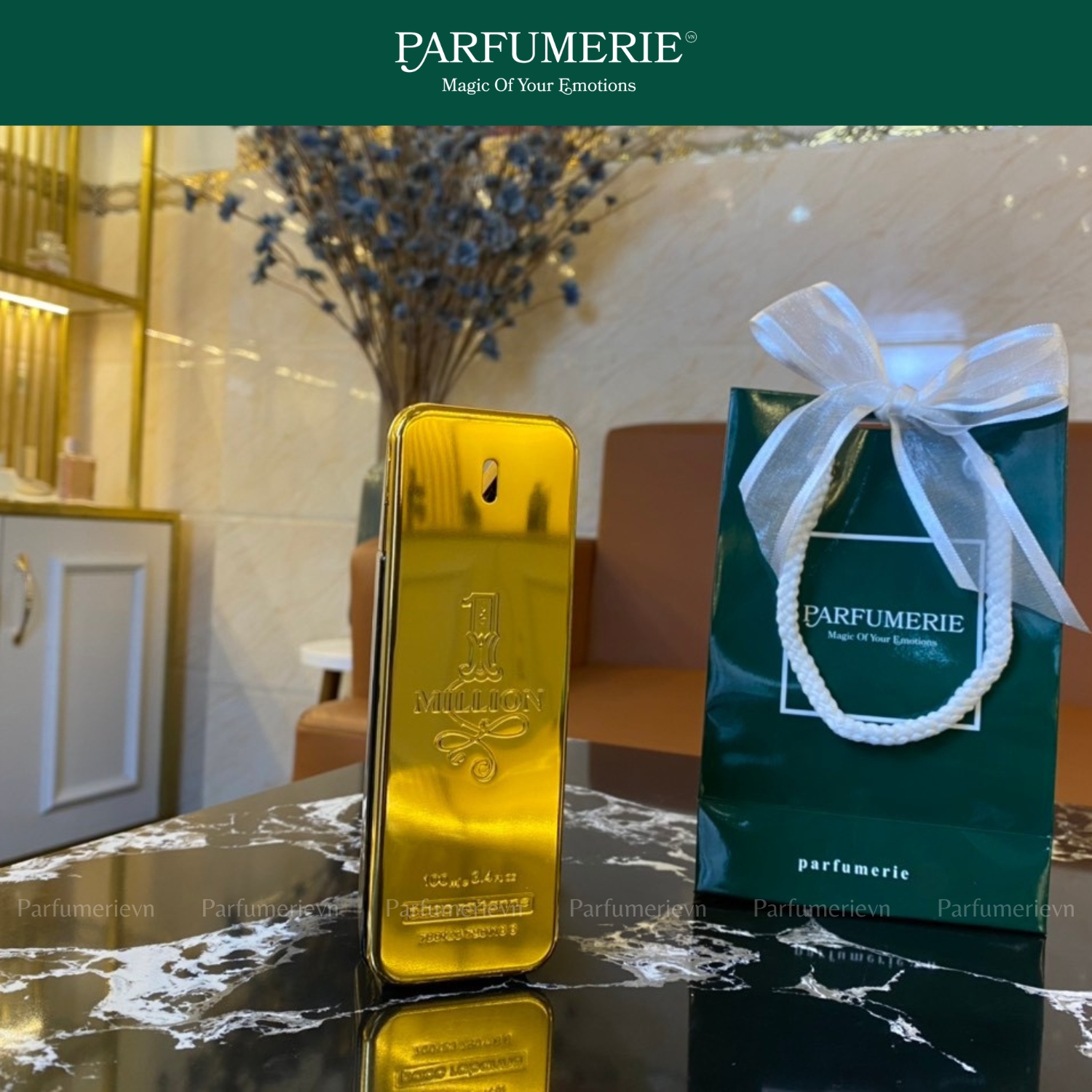 Nước hoa thỏi vàng 1 Million EDT ấm áp và thanh mát