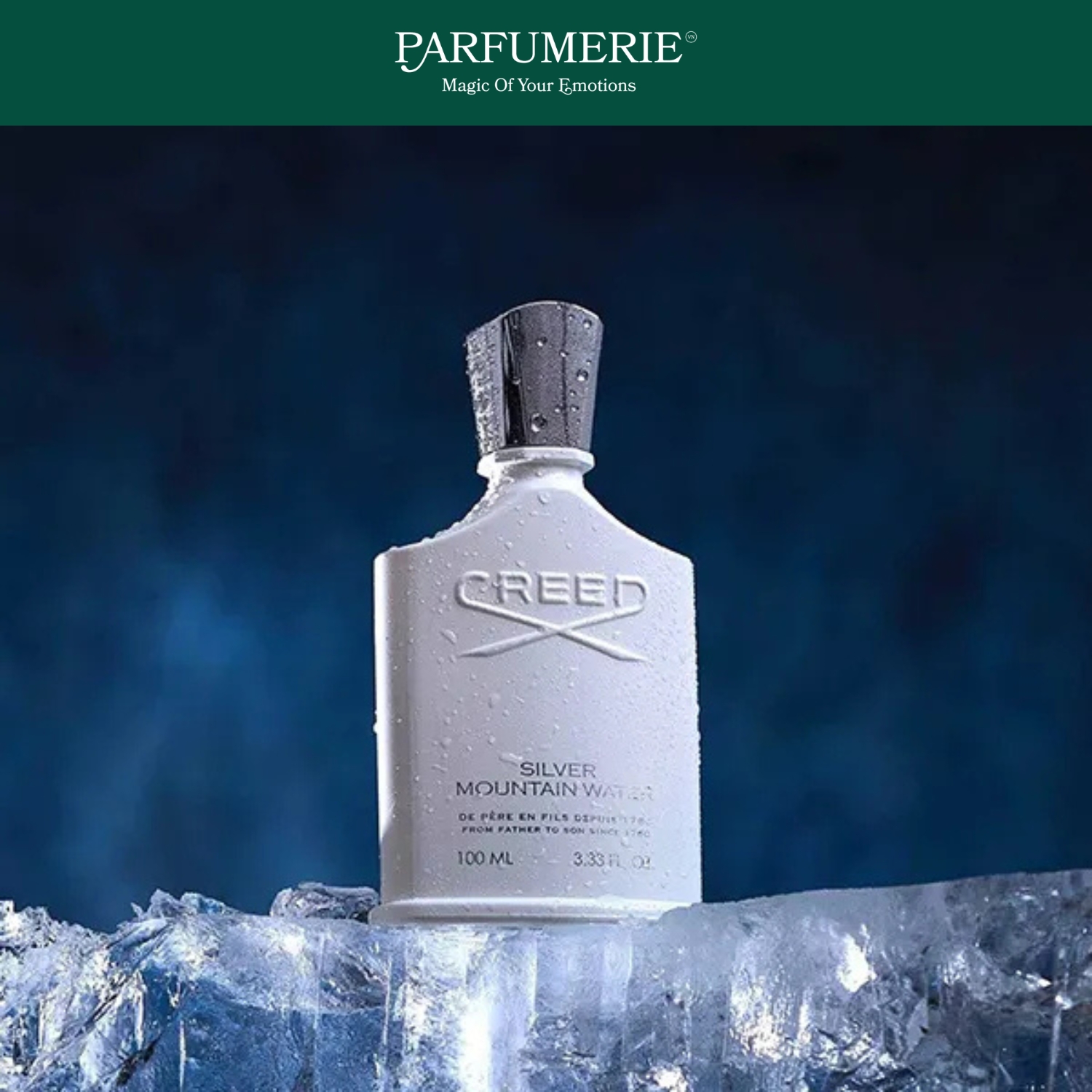 Nước hoa tươi mát Creed Silver Mountain Water EDP đầy sảng khoái