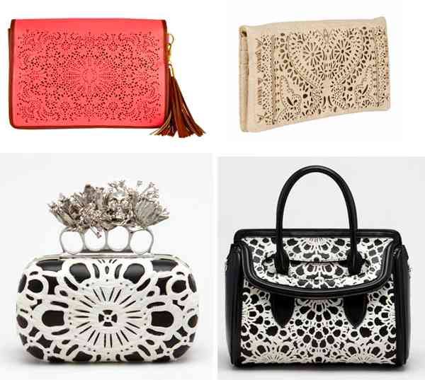 cắt hoa văn làm túi xách