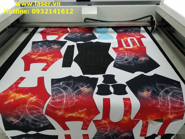 cắt vải bán thành phẩm để may áo in hình sẵn tuyệt đẹp