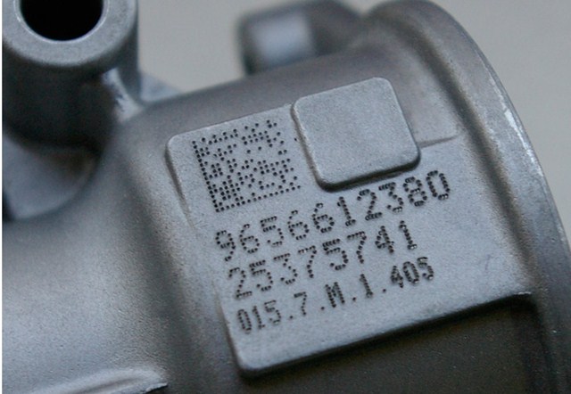 đánh dấu mã số trên chi tiết máy