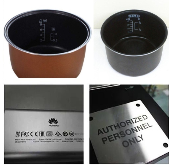 khắc mực nước bên trong nồi cơm điện