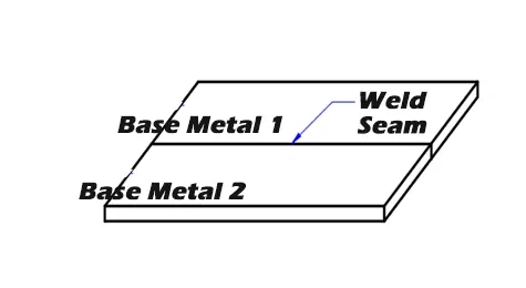 mối hàn sản phẩm thẳng