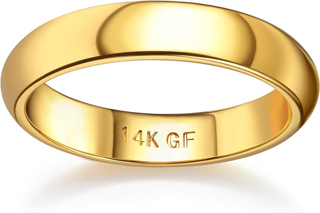 nhẫn vàng ký hiệu GF 14k
