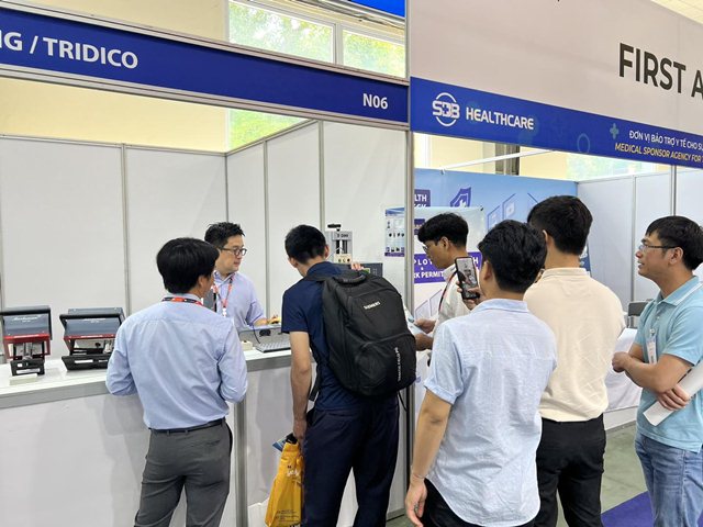 tridico laser tại triển lãm VME 2023 tại Hà Nội