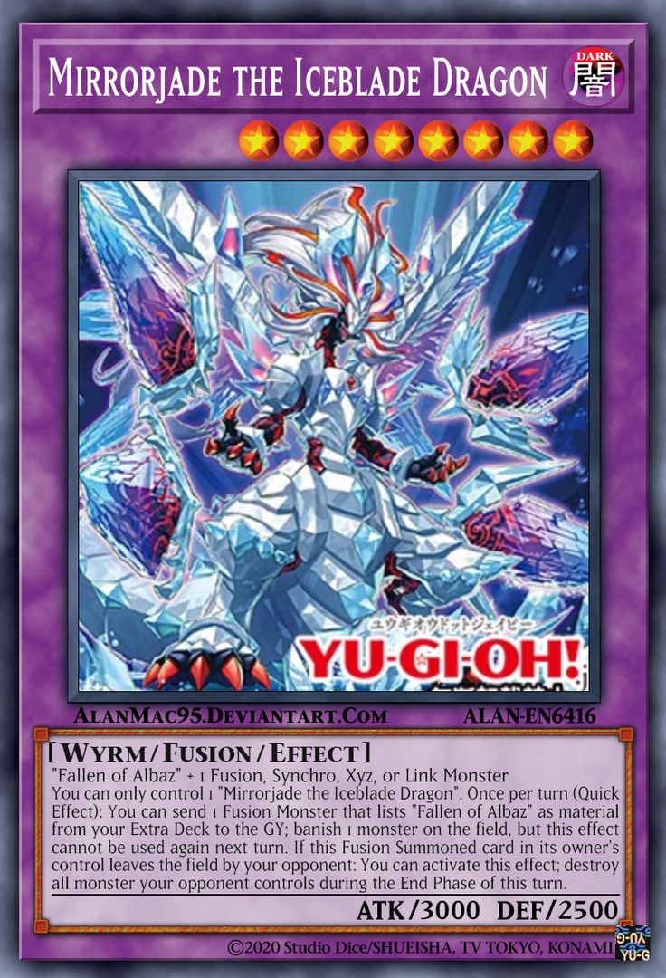 Mirrorjade the Iceblade Dragon