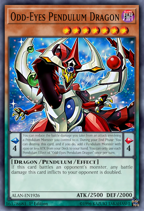 odd eyes pendulum dragon