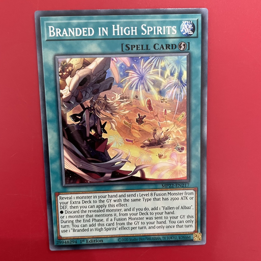 [EN-JP][Thẻ Bài Yugioh Chính Hãng] Branded in High Spirits