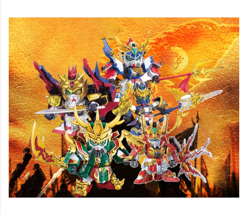 Mô Hình Đồ Chơi Gundam Tam Quốc Bằng Nhựa Cao Cấp - Giá Rẻ Chất Lượng Cao - Đầy Đủ Anh Hùng Trong Tam Quốc