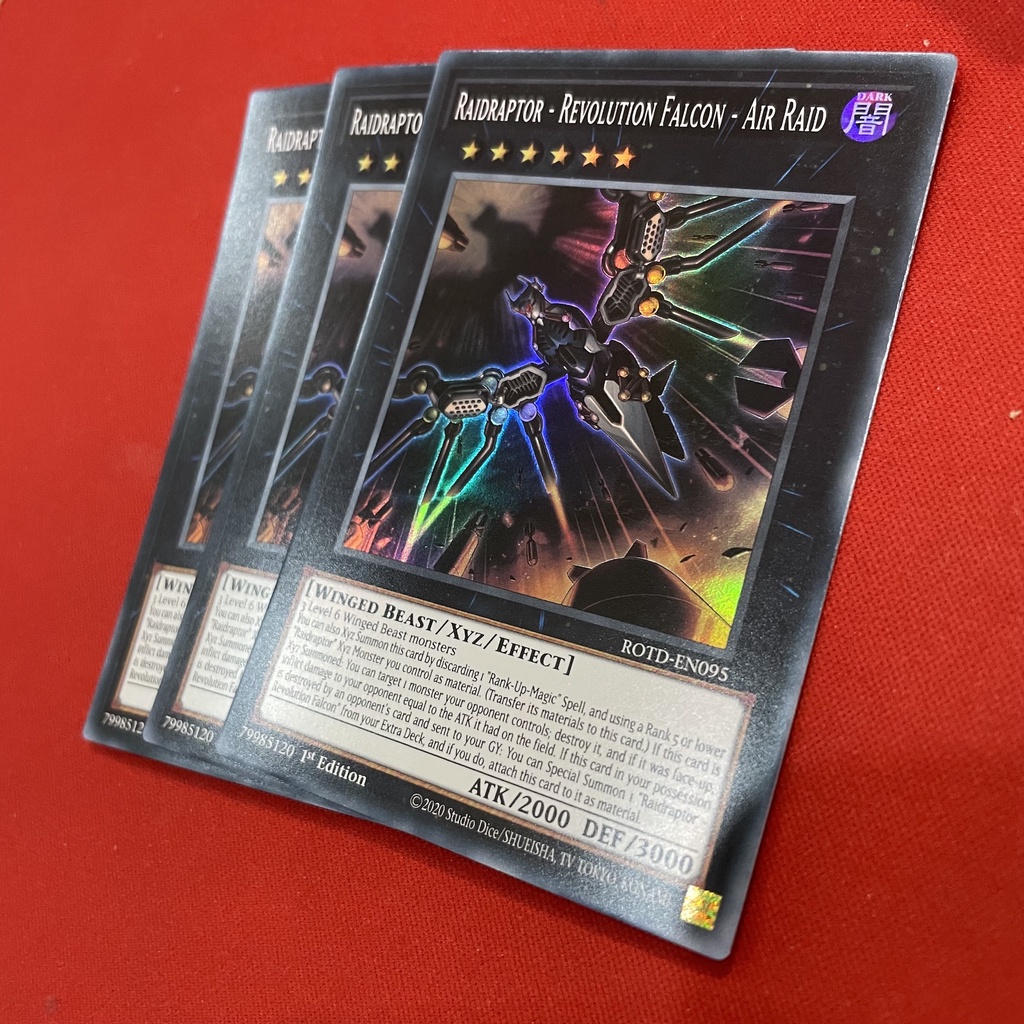 [Thẻ Bài Yugioh Chính Hãng] Raidraptor - Revolution Falcon - Air Raid