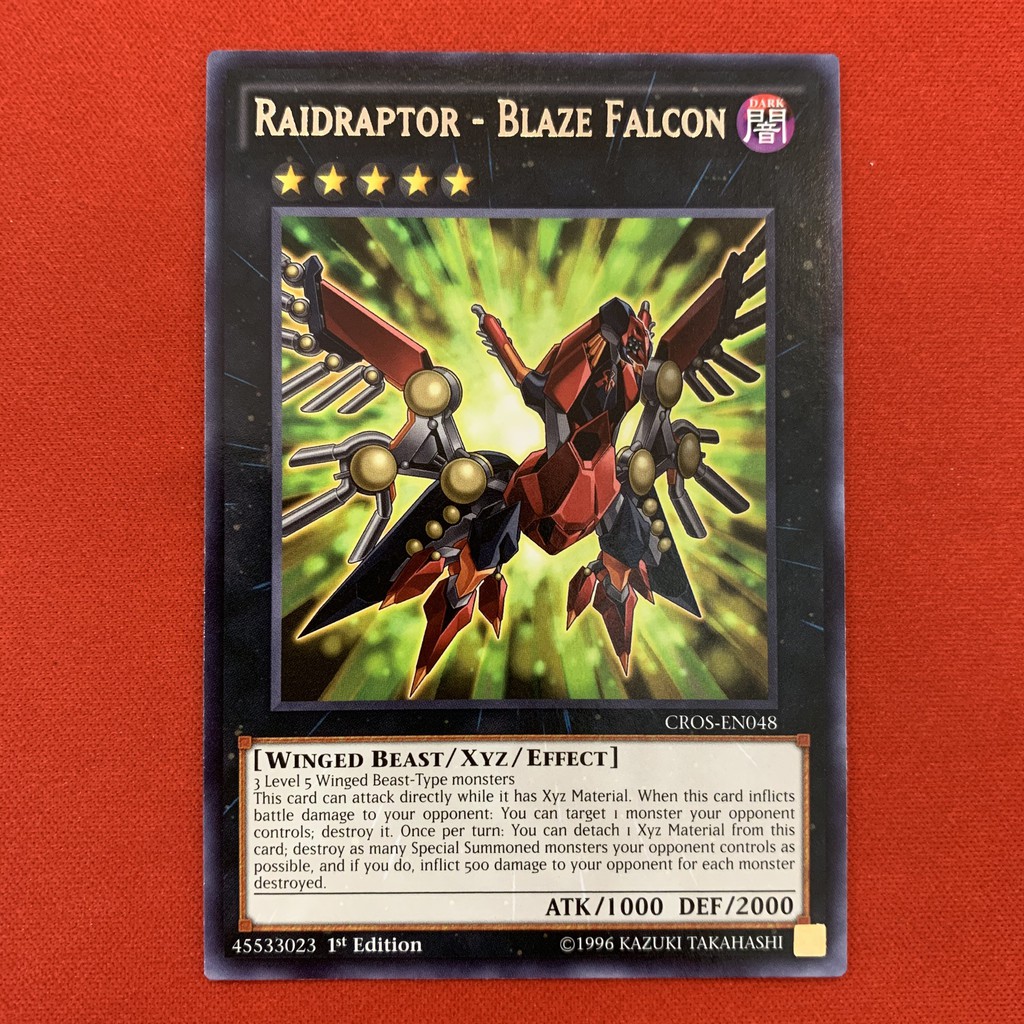 [Thẻ Bài Yugioh Chính Hãng] Raidraptor - Blaze Falcon