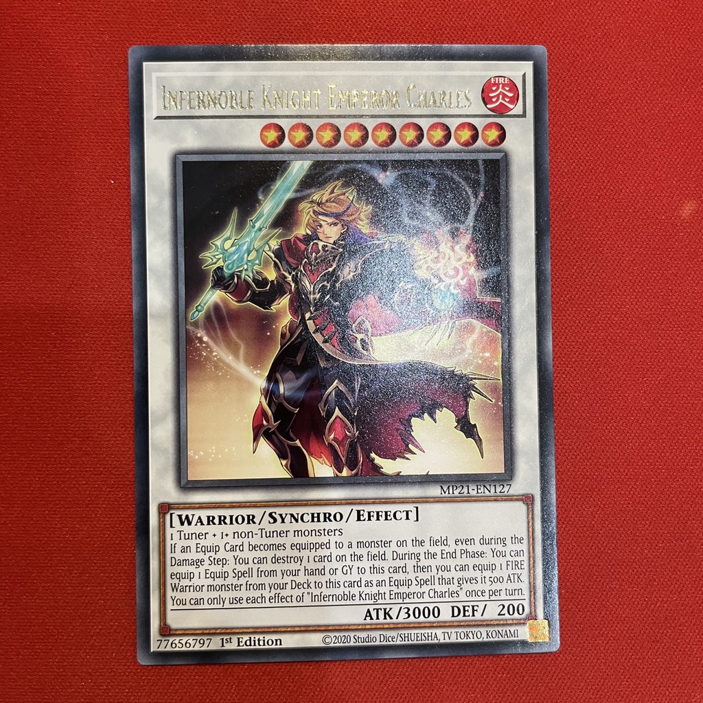 [EN-JP][Thẻ Bài Yugioh Chính Hãng] Infernoble Knight Emperor Charles