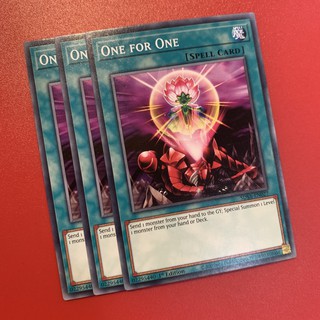 [EN-JP][Thẻ Bài Yugioh Chính Hãng] One For One