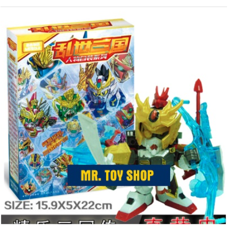 Mô Hình Đồ Chơi Gundam Tam Quốc Bằng Nhựa Cao Cấp - Giá Rẻ Chất Lượng Cao - Đầy Đủ Anh Hùng Trong Tam Quốc